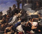 Luca Giordano Psyche's Parents Offering Sacrifice to Apollo painting